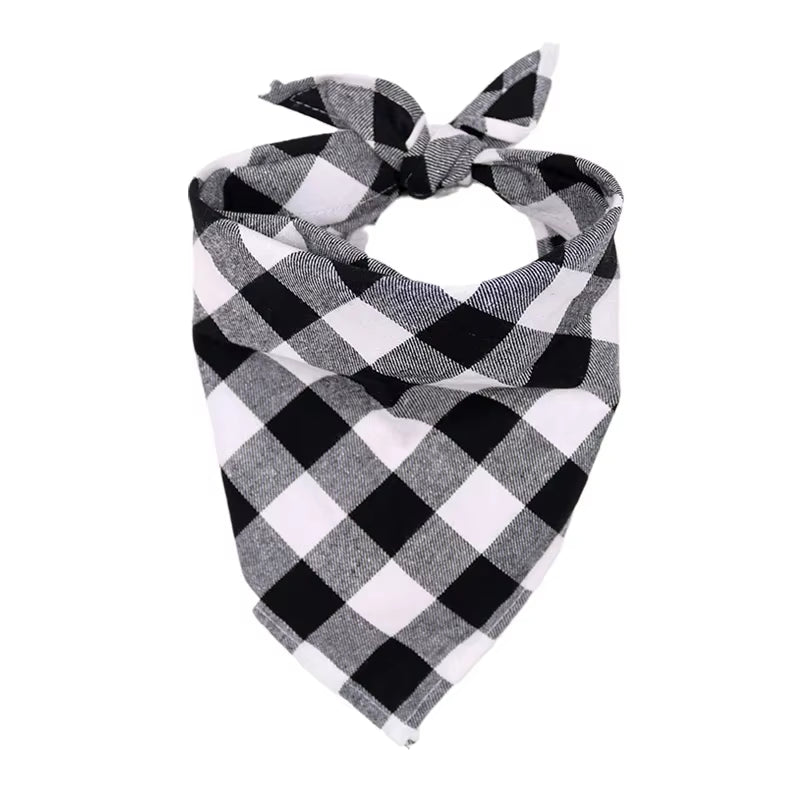 Classic Dog Bandana – Stylish Cotton Bibs for Medium & Large Dogs